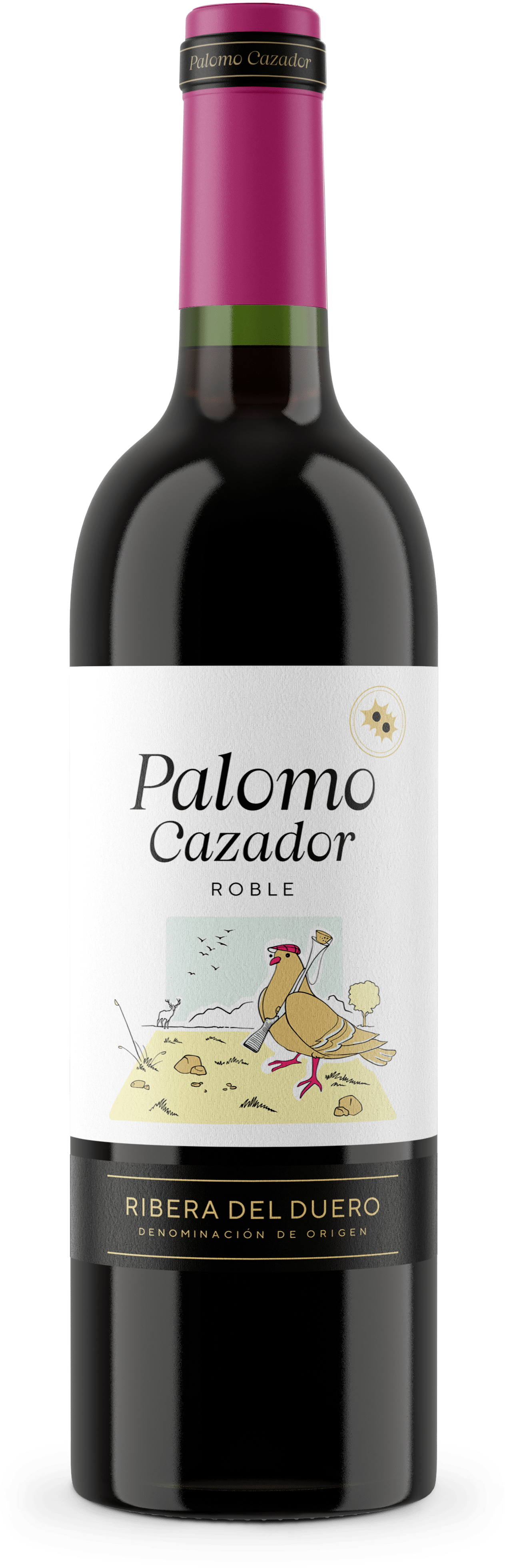 Palomo-Cazador-Botella-Trans-Somb